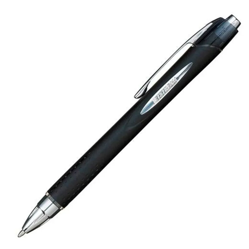 Rašiklis su skystu rašalu Uni-Ball Jetstream Juoda 1 mm (12 Dalys)