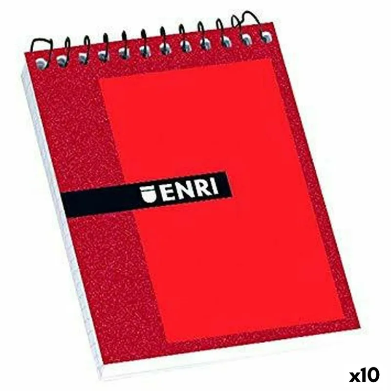 блокнотом ENRI Красный 1/8 80 Листья 4 mm (10 штук)