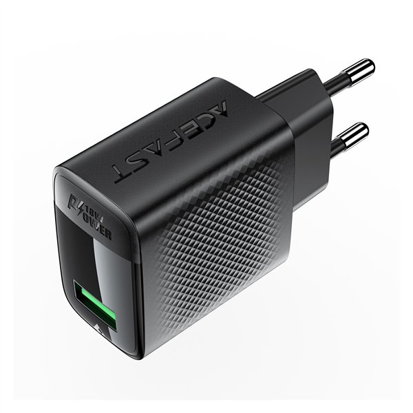 Charger Acefast A90 18W USB-A black