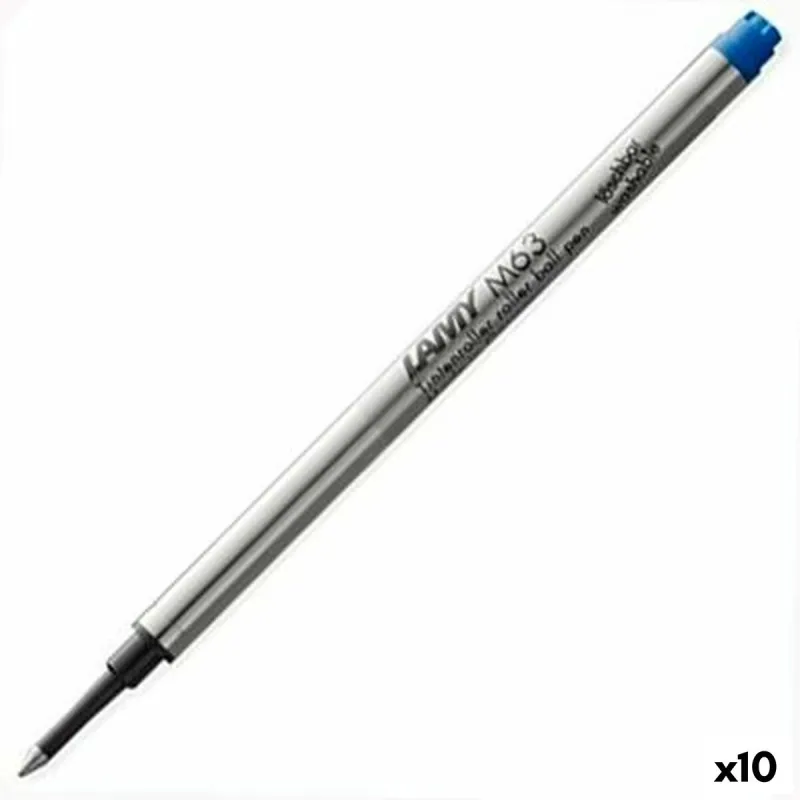 Kuulakärkikynän täyttö Lamy Roller M63 Sininen (10 osaa)