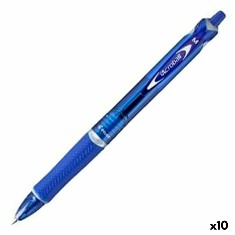 Kynä Pilot Acroball Sininen 0,4 mm (10 osaa)