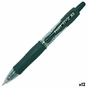 Kynä Roller Pilot G-2 XS Sisäänvedettävä Musta 0,4 mm (12 osaa)