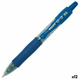 Kynä Roller Pilot G-2 XS Sisäänvedettävä Sininen 0,4 mm (12 osaa)