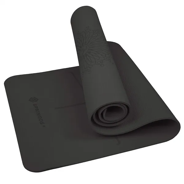 Коврик для йоги Springos YG0016 183 см