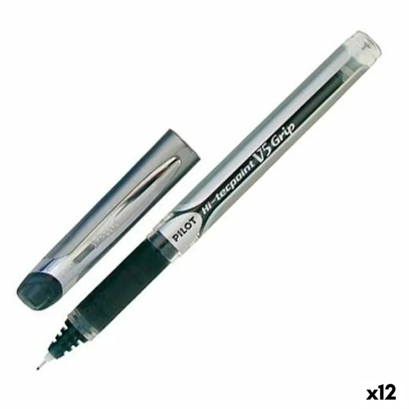 Sulepea Roller Pilot V5 Grip Must 0,3 mm (12 Ühikut)