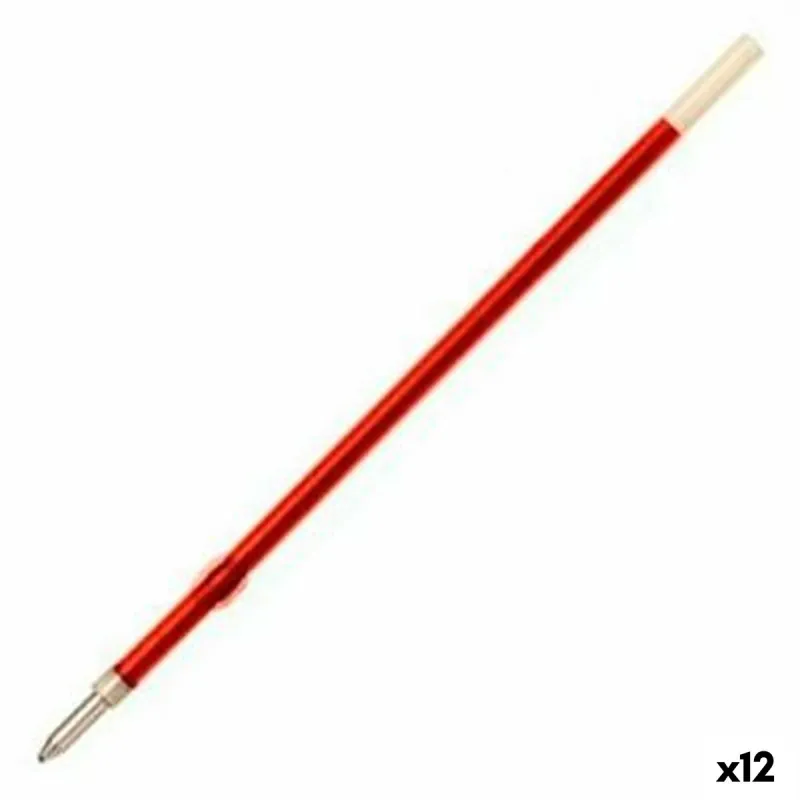 Kuulakärkikynän täyttö Pilot BP-GP 0,4 mm Punainen (12 osaa)