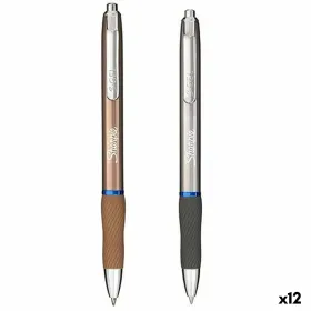 Kynä Sharpie SGEL Metallic Sininen Hopeinen Kupari 0,7 mm (12 osaa)