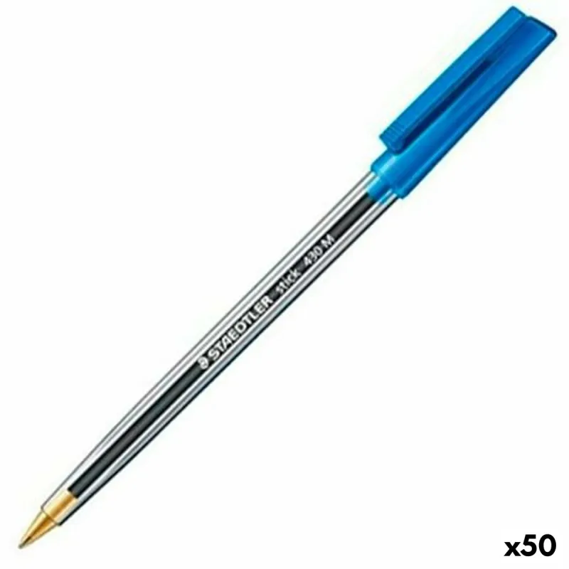 Kynä Staedtler Stick 430 Sininen (50 osaa)