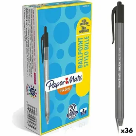 Kynä Paper Mate Inkjoy 20 Kappaletta Musta 1 mm (36 Osaa)