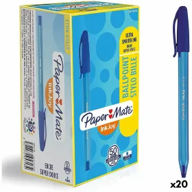 Kynä Paper Mate Inkjoy 50 Kappaletta Sininen 1 mm (20 osaa)