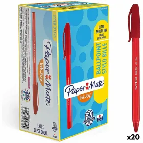 Kynä Paper Mate Inkjoy 50 Kappaletta Punainen 1 mm (20 osaa)