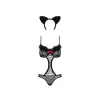 Aluspesu Komplekt Obsessive Gepardina S/M Must S/M