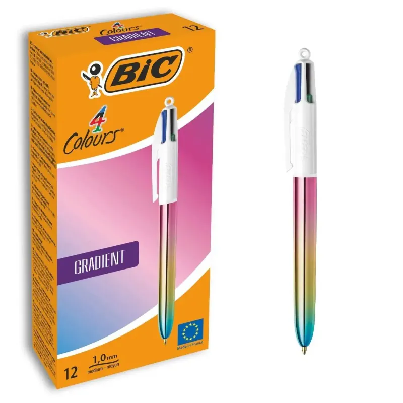 Pildspalva Bic Gradient Daudzkrāsains 0,32 mm (12 Daudzums)