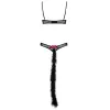 Aluspesu Komplekt Obsessive Gepardina S/M Must S/M