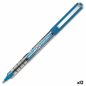 Täytekynä Uni-Ball Eye Ocean Care Sininen 0,7 mm (12 osaa)
