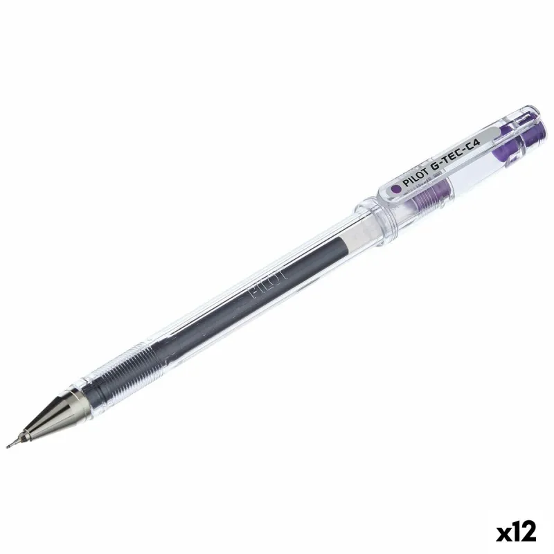 Geelikynä Pilot G-TEC C4 Purppura Violetti 0,2 mm (12 osaa)