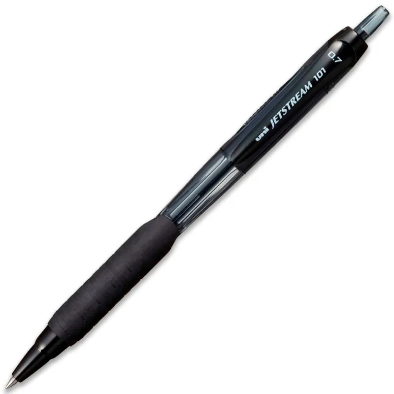 Rašiklis su skystu rašalu Uni-Ball Jetstream SXN-101 0,7 mm Juoda (12 vnt.)