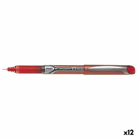 Täytekynä Pilot V-5 GRIP HI-TECPOINT Punainen 0,5 mm (12 osaa)