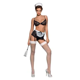 Erotic Costume Obsessive Maidme S/M Black