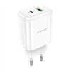 Charger Borofone BN4 20W USB-C/USB-A white