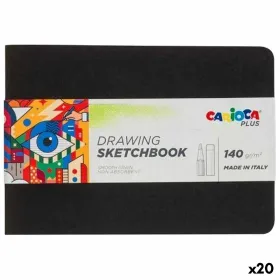 Piirustusalusta Carioca SKETCHBOOK Musta A5 20 Levyt (20 osaa)