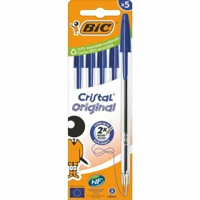 Kuulakärkikynäsetti Bic Bic Cristal Original 516344 Sininen