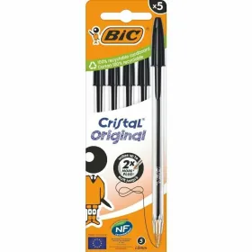 Kuulakärkikynäsetti Bic Cristal Original 516345 Musta