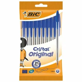 Kuulakärkikynäsetti Bic Cristal Original 516352 Sininen (10 osaa)