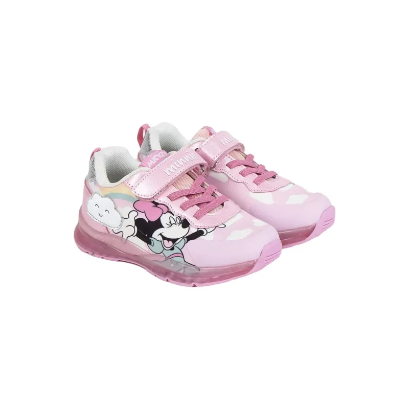 Кроссовки со светодиодами Minnie Mouse Розовый