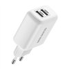Charger Dux Ducis C10 2xUSB-A 12W white