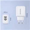 Charger Dux Ducis C10 2xUSB-A 12W white