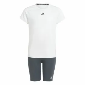 Naisten verkkapuku Adidas Essentials Jogger Essentials Valkoinen Musta