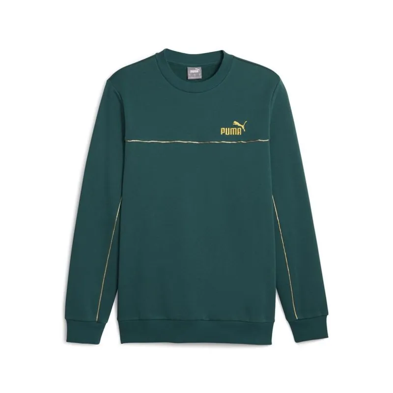 Толстовка без капюшона мужская Puma Ess+ Minimal Gold Cr Синий