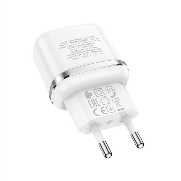 Charger Hoco N24 20W USB-C white