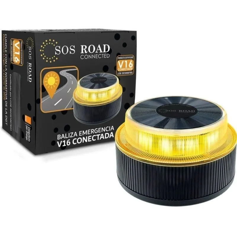 V16 hädaabi märgutuli ühendatud SOS Road Connected DP-EL2024-C1