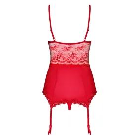 Alusvaatesetti Obsessive OB3360 Punainen L/XL