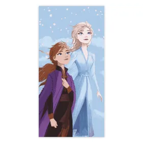 Beach Towel Frozen Believe Lilac