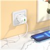 Įkroviklis Hoco N28 20W USB-C/USB-A juodas