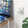 Charger Hoco N29 35W 2xUSB-C + USB-C to Lightning cable 1.0m white