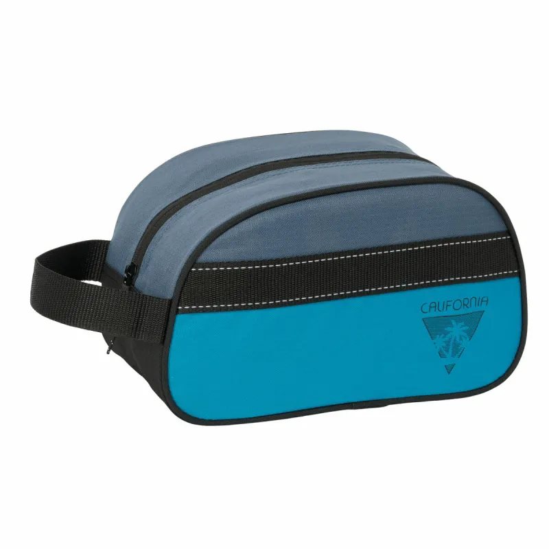 Kelionių reikmenų dėžutė BlackFit8 California Mėlyna Juoda Perdirbama 26 x 15 x 12 cm
