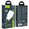 Charger Hoco N4 12W 2xUSB-A white