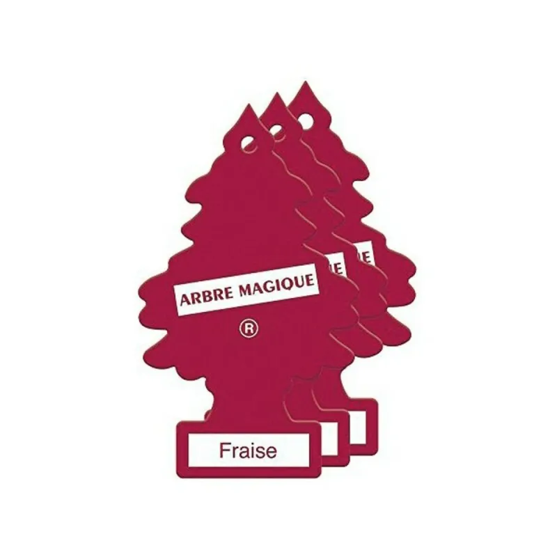 Automobilio oro gaiviklis Arbre Magique Pušynas Braškė (3 uds)