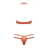 Underwear Set Obsessive 838-SET-3 Red S/M