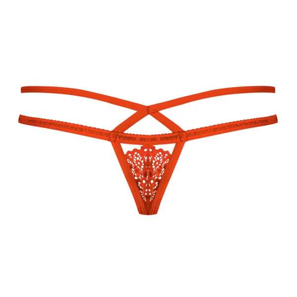 Stringa biksītes Obsessive 5901688216378 Sarkans L/XL