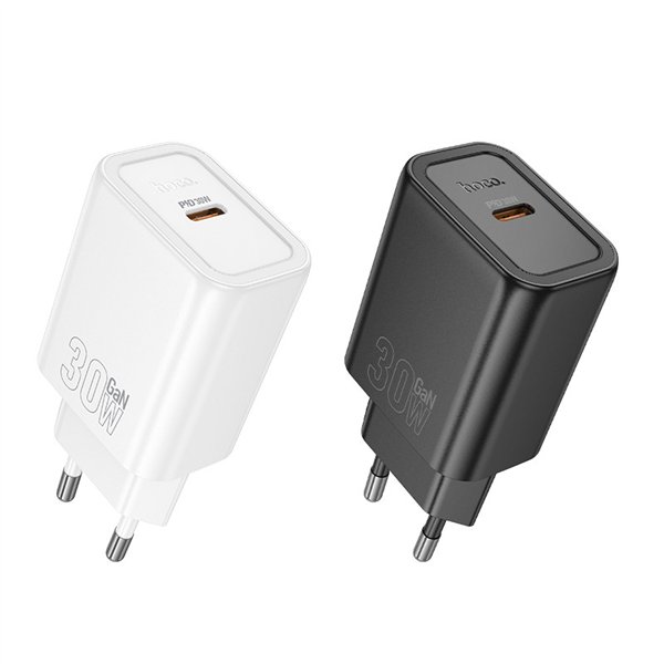 Įkroviklis Hoco N62 30W GaN USB-C juodas