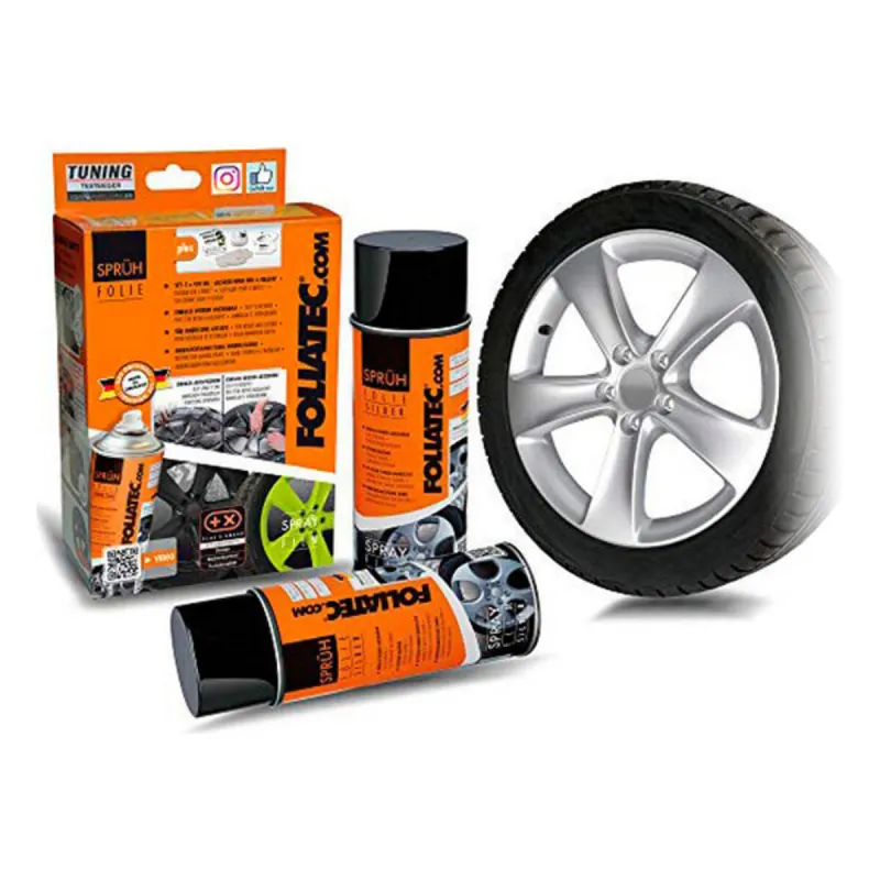 Skysta guma automobiliams Foliatec FT2049   Sidabras 400 ml (2 pcs)