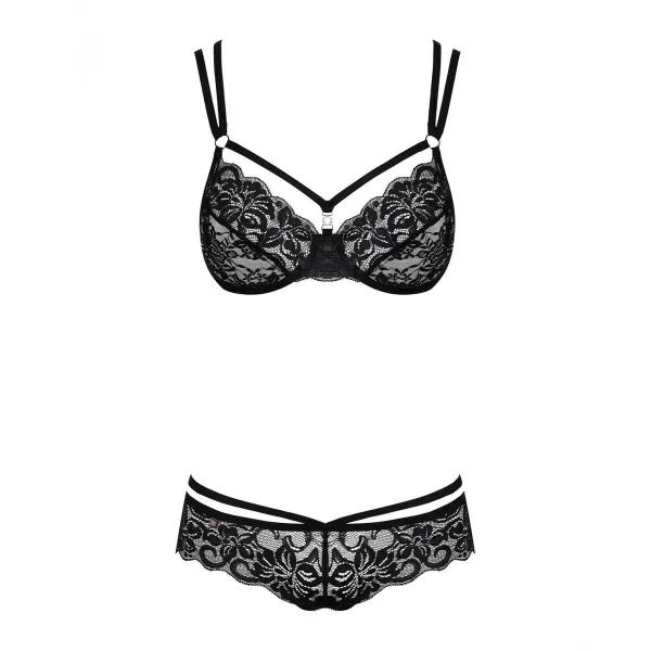 Underwear Set Obsessive 860 Black S/M