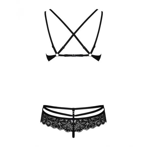 Underwear Set Obsessive 860 Black S/M
