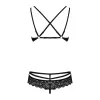 Underwear Set Obsessive 860 Black S/M
