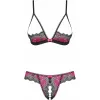 Underwear Set Obsessive Tulia Black S/M